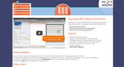 Desktop Screenshot of mysamples.de